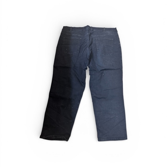 Harbor Bay Men's Relaxed Fit Dark Blue Jeans - Picture 2 of 4